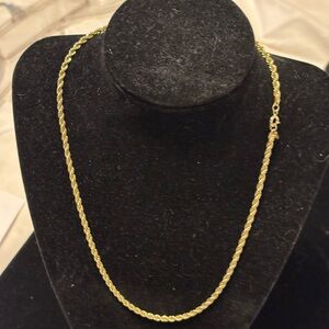 Monet Twisted Gold Necklace